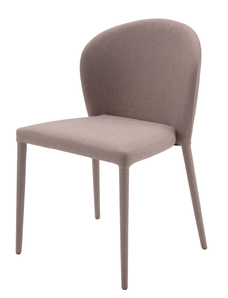 ダイニングチェア 4脚セット 同色 椅子 シンプル スタッキング可能 重ねられる 省スペース 収納 ファブリック 布地 布張り スチール脚 (チェアー以外別売) 【納期B】【lic-akg-049】