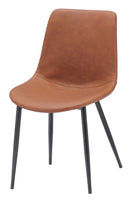 ダイニングチェア 椅子 単品 黒 ブラック ベロア調 おしゃれ モダン 北欧 シンプル ブラウン 茶色 合成皮革 PU フェイクレザー 合わせやすい デザイン 【納期B】【lic-akg-054】