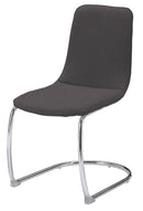 ダイニングチェア 単品 おしゃれ デザイン モダン スタイリッシュ アート 脚 曲線 芸術的 インテリア 椅子 イス ブルー 水色 ピンク グレー ブラック 黒 【納期B】【lic-akg-055】