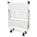 トローリー 折りたたみ 作業台 配膳台 収納 棚 折畳み キャスター付き スチール 【納期C】【lic-dlt-h11907】