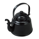 ケトル やかん おしゃれ 直火 IH対応 キャンプ アウトドア ストーブ 湯沸し ホーロー 琺瑯 ポット 暖炉 加湿 黒 ブラック 茶色 ブラウン 白 ホワイト 【納期B】【lic-dwj-141】