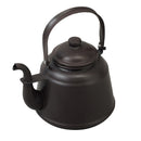 ケトル やかん おしゃれ 直火 IH対応 キャンプ アウトドア ストーブ 湯沸し ホーロー 琺瑯 ポット 暖炉 加湿 黒 ブラック 茶色 ブラウン 白 ホワイト 【納期B】【lic-dwj-141】