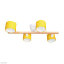 シーリングライト おしゃれ 北欧 LED 電球 天井照明 4灯 シーリングランプ モダン シンプル カントリー ナチュラル 黄色 イエロー 緑 グリーン グレージュ ELUX 【納期B】【lic-elx-261】