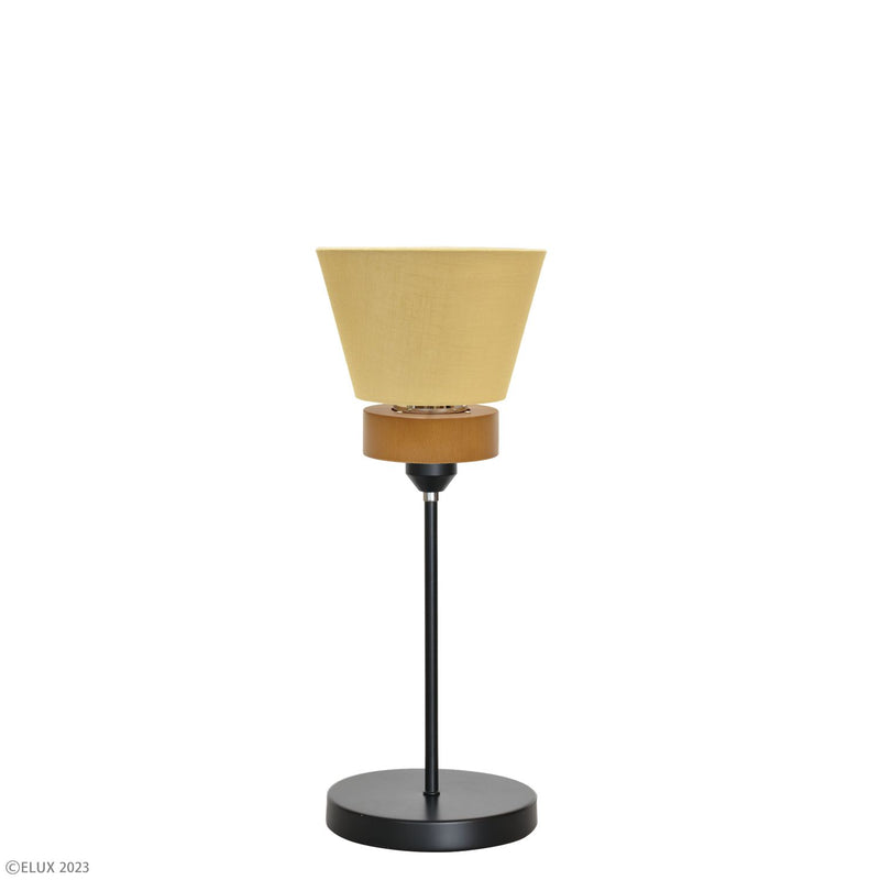 テーブルライト おしゃれ 北欧 テーブルランプ 照明 インダストリアル ブラック 黒 白 ホワイト ベージュ グレー ナチュラル カントリー シンプル LED対応 ELUX 【納期B】【lic-elx-277】