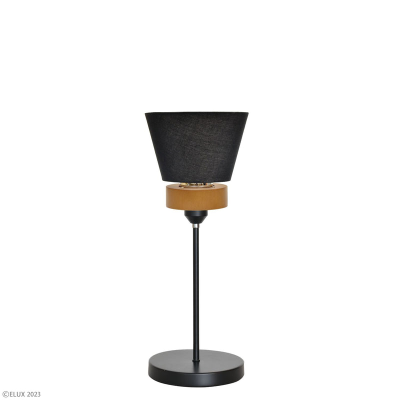 テーブルライト おしゃれ 北欧 テーブルランプ 照明 インダストリアル ブラック 黒 白 ホワイト ベージュ グレー ナチュラル カントリー シンプル LED対応 ELUX 【納期B】【lic-elx-277】