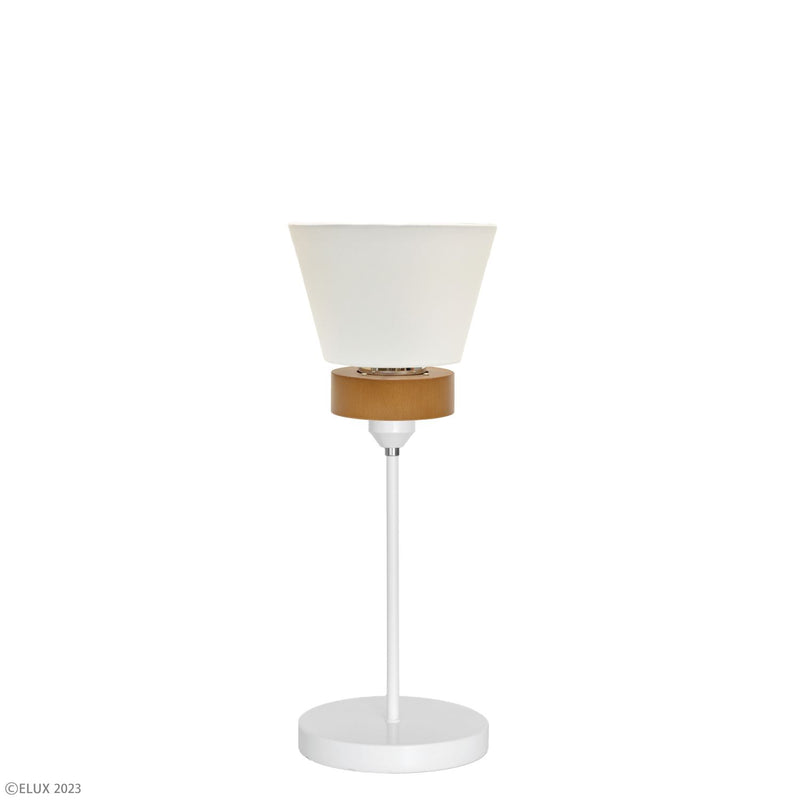 テーブルライト おしゃれ 北欧 テーブルランプ 照明 インダストリアル ブラック 黒 白 ホワイト ベージュ グレー ナチュラル カントリー シンプル LED対応 ELUX 【納期B】【lic-elx-277】