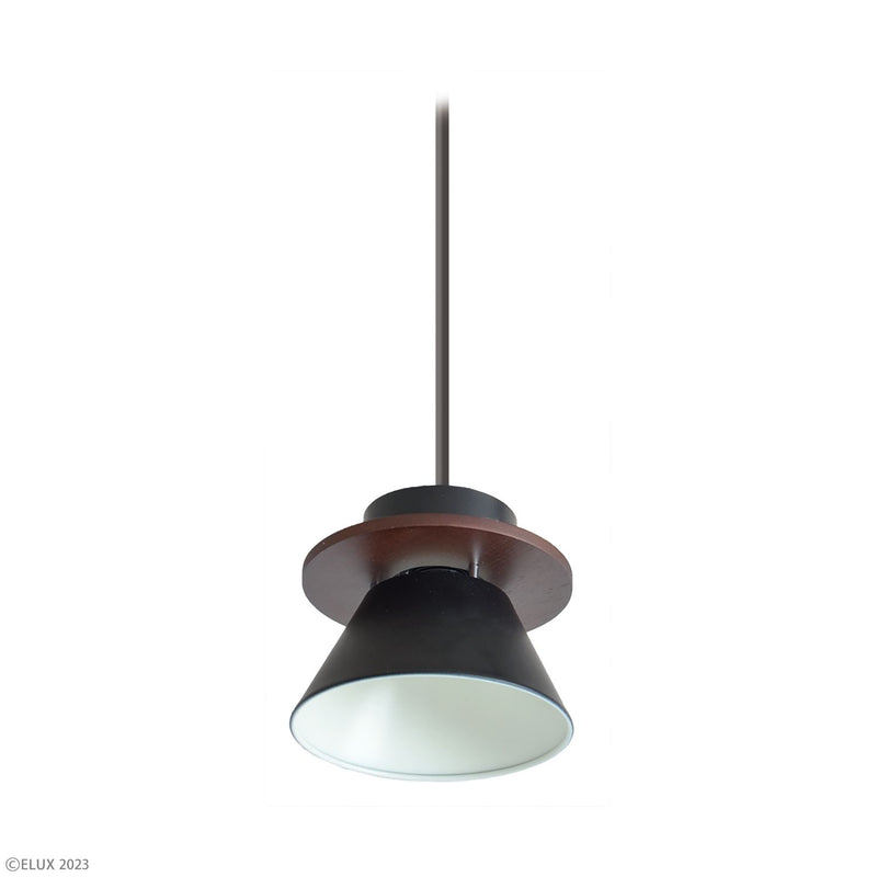 ペンダントライト 北欧 おしゃれ 1灯 照明 天井 吊り下げ ペンダントランプ シンプル ナチュラル カントリー 黒 ブラック 白 ホワイト LED対応 エルックス ELUX 【納期B】【lic-elx-290】