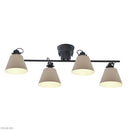 シーリングライト おしゃれ 北欧 LED対応 天井照明 4灯 シーリングランプ シンプル ナチュラル 赤 レッド 黄色 イエロー 緑 グリーン グレージュ エルックス 【納期B】【lic-elx-301】