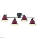 シーリングライト おしゃれ 北欧 LED対応 天井照明 4灯 シーリングランプ シンプル ナチュラル 赤 レッド 黄色 イエロー 緑 グリーン グレージュ エルックス 【納期B】【lic-elx-301】