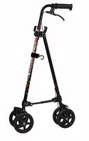 車輪付きステッキ 手すり 軽量 折りたたみ 折畳み 折り畳み ステッキ 杖 タイヤ付き 車輪 敬老の日 介護用品 歩行サポート 【納期A】【lic-fjh-0002】