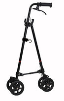 車輪付きステッキ 手すり 軽量 折りたたみ 折畳み 折り畳み ステッキ 杖 タイヤ付き 車輪 敬老の日 介護用品 歩行サポート 【納期A】【lic-fjh-0002】