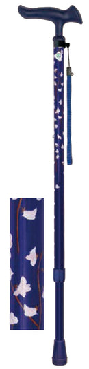 杖 ステッキ 伸縮 花柄 おしゃれ デザイン 握りやすい 安定感 介護 歩行 補助 敬老の日 介護用品 歩行サポート 【納期A】【lic-fjh-0010】