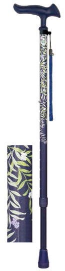 杖 ステッキ 伸縮 花柄 おしゃれ デザイン 握りやすい 安定感 介護 歩行 補助 敬老の日 介護用品 歩行サポート 【納期A】【lic-fjh-0010】