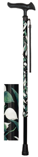 杖 ステッキ 伸縮 花柄 おしゃれ デザイン 握りやすい 安定感 介護 歩行 補助 敬老の日 介護用品 歩行サポート 【納期A】【lic-fjh-0010】