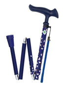 杖 ステッキ 折り畳み 折畳み 花柄 おしゃれ デザイン 握りやすい 安定感 介護 歩行 補助 敬老の日 介護用品 歩行サポート 【納期A】【lic-fjh-0011】