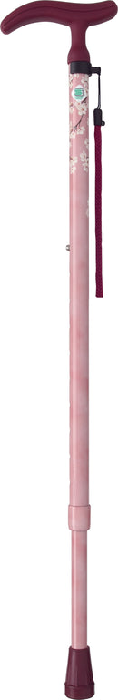 杖 女性 伸縮式 おしゃれ レディース 介護 ステッキ 軽量 軽い つえ 使いやすい 便利 歩行補助 腰 負担軽減 膝 ひざ 敬老の日 誕生日 ギフト プレゼント 贈り物 【納期A】【lic-fjh-0035】