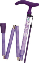 杖 女性 折りたたみ式 折畳み おしゃれ レディース 介護 ステッキ 軽量 使いやすい コンパクト 歩行補助 腰 負担軽減 膝 ひざ 敬老の日 誕生日 ギフト 贈り物 【納期A】【lic-fjh-0036】