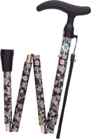 杖 女性 折りたたみ式 折畳み おしゃれ レディース 介護 ステッキ 軽量 使いやすい コンパクト 歩行補助 腰 負担軽減 膝 ひざ 敬老の日 誕生日 ギフト 贈り物 【納期A】【lic-fjh-0036】