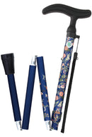 杖 女性 折りたたみ式 折畳み おしゃれ レディース 介護 ステッキ 軽量 使いやすい コンパクト 歩行補助 腰 負担軽減 膝 ひざ 敬老の日 誕生日 ギフト 贈り物 【納期A】【lic-fjh-0036】