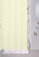 シャワーカーテン 防カビ おしゃれ 北欧 幅 130cm 長さ 150cm 浴室用 バスルーム お風呂場 洗面所 ランドリー 間仕切り 目隠し 清潔 白 ベージュ 茶色 カーテン 【納期B】【lic-ful-517】