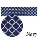 キッチンマット 180cm モロッカン モロッコ タイル 柄 おしゃれ 北欧 ネイティブ エキゾチック 民族 滑り止め ずれない 洗える グレー ブルー 青色 台所 マット 【納期C】【lic-kku-020】