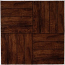 タイルカーペット おしゃれ 50×50cm 置き敷き 滑り止め 吸着 デザイン 西海岸 アウトドア 木目 ウッド 芝生 サーフ系 【納期C】【lic-kku-075】