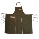 エプロン おしゃれ メンズ レディース アウトドア 習い事 料理教室 デニム 無地 チェック柄 カジュアル 北欧 アメリカン 【納期C】【lic-kku-081】