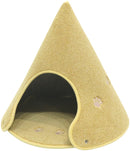 ペットハウス 室内用 テント型 ドーム型 猫 犬 おしゃれ すべり止め 床暖房対応 洗える キャットハウス ドッグハウス ドームハウス ベットベッド 春 夏 秋 冬 【納期C】【lic-kku-129】