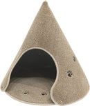 キャットハウス ドッグハウス ドームハウス ベットベッド 犬小屋 ペットハウス 室内用 ドーム型 ネコ 猫 ねこ 犬 小動物 おしゃれ かわいい 軽い 軽量 洗える 【納期C】【lic-kku-130】