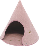 キャットハウス ドッグハウス ドームハウス ベットベッド 犬小屋 ペットハウス 室内用 ドーム型 ネコ 猫 ねこ 犬 小動物 おしゃれ かわいい 軽い 軽量 洗える 【納期C】【lic-kku-130】