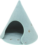 キャットハウス ドッグハウス ドームハウス ベットベッド 犬小屋 ペットハウス 室内用 ドーム型 ネコ 猫 ねこ 犬 小動物 おしゃれ かわいい 軽い 軽量 洗える 【納期C】【lic-kku-130】