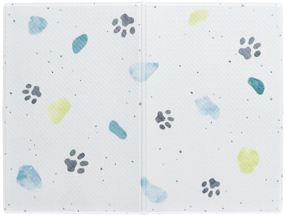 ランチョン　マット　クロス　イエローハット　新品未使用　ハット犬　50x33 テーブルクロス リーフ PVC製 防水 防油 加工 正方形 137cm×137cm