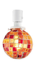 ダクトレール用照明 ライト 天井照明 照明器具 ダクトレール専用 スポットライト おしゃれ ガラス モザイクタイル 昭和レトロ モダン ワンタッチ 取り付け 簡単 【納期B】【lic-ksm-0003】