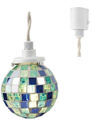 ダクトレール用照明 ペンダントライト 天井照明 照明器具 ダクトレール専用 天井 吊り下げ スポットライト おしゃれ ガラス モザイクタイル 昭和 レトロ モダン 【納期B】【lic-ksm-0004】