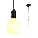 ペンダントライト LED インダストリアル 1灯 おしゃれ 大型 電球 大きめ サイズ 天井照明 シンプル 照明器具 吊り下げ 取り付け 簡単 黒 ブラック グレー 理系 【納期B】【lic-ksm-0010】