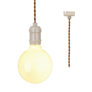 ペンダントライト LED インダストリアル 1灯 おしゃれ 大型 電球 大きめ サイズ 天井照明 シンプル 照明器具 吊り下げ 取り付け 簡単 黒 ブラック グレー 理系 【納期B】【lic-ksm-0010】