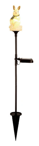 ソーラーライト 屋外 防水 庭 ガーデンライト ガーデニング 差し込み 地面 地中 オーナメント 園芸 玄関 エントランス 駐車場 ガレージ LED 充電式 動物 飾り 【納期B】【lic-ksm-0038】