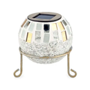 ソーラーライト 屋外 防水 庭 ガーデンライト LED 充電池 おしゃれ レトロ 昭和 玄関 階段 駐車場 地面 ガレージ ガラスタイル モザイク タイル 屋上 ベランダ 【納期B】【lic-ksm-0041】