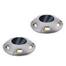 ソーラーライト 屋外 防水 駐車場 地面 ガレージ 車庫 庭 ガーデンライト LED 充電式 頑丈 丈夫 耐久性 車 玄関 階段 屋上 ベランダ 自動点灯 電源不要 配線なし 【納期B】【lic-ksm-0042】