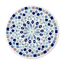 飛び石 庭 ガーデンステップ モザイクガラス モザイクタイル 飛石 踏み石 玄関アプローチ 昭和レトロ モダン 飾り 装飾 日本庭園 日本家屋 芝生 土 置き石 置石 【納期B】【lic-ksm-0046】