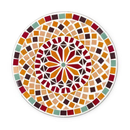 飛び石 庭 ガーデンステップ モザイクガラス モザイクタイル 飛石 踏み石 玄関アプローチ 昭和レトロ モダン 飾り 装飾 日本庭園 日本家屋 芝生 土 置き石 置石 【納期B】【lic-ksm-0046】