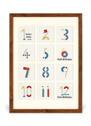 フォトフレーム 壁掛け 卓上 おしゃれ 縦 横 茶色 白 ホワイト 窓寸 12窓 24窓 正方形 インスタ風 シンプル インテリア 玄関 リビング ダイニング 寝室 子供部屋 【納期B】【lic-ksm-0059】