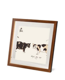 フォトフレーム 壁掛け 卓上 おしゃれ 茶 ブラウン グレー 正方形 約30×30cm アートフレーム ガラス 写真フレーム 額縁 ポスターフレーム シンプル インテリア 【納期B】【lic-ksm-0071】