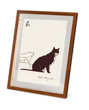 フォトフレーム 壁掛け 卓上 おしゃれ 茶 ブラウン グレー 長方形 縦 横向き アートフレーム ガラス 写真フレーム 額縁 ポスターフレーム シンプル インテリア 【納期B】【lic-ksm-0072】