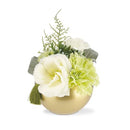 供花 造花 アレンジメント 献花 仏花 お供え花 お悔み花 枯れない フェイク 法事 法要 枕花 お盆飾り 49日 喪中 ペット 犬 猫 納骨堂 鉢 飾り おしゃれ 手元供養 【納期B】【lic-ksm-0079】