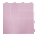 ジョイントマット 30×30cm ジョイントタイル 屋外 庭 ベランダ 屋上 テラス 玄関 土足対応 防炎 抗菌 屋内 タイル調床材 プール 学校 店舗 施設 ステアータイル 【納期B】【lic-mzw-0053】