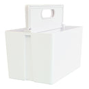 小物収納ケース 収納BOX 小物入れ 整理整頓 ひとまとめ シンプル 収納箱 道具箱 ツールボックス 蓋 ふた スタッキング 重ねられる 雑貨 白 ホワイト 半透明 【納期B】【lic-nit-0003】