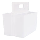 小物収納ケース 収納BOX 小物入れ 整理整頓 ひとまとめ シンプル 収納箱 道具箱 ツールボックス 蓋 ふた スタッキング 重ねられる 雑貨 白 ホワイト 半透明 【納期B】【lic-nit-0003】