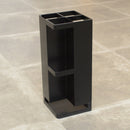 傘立て 傘たて 4本 角置き 隅っこ 端 スリム コンパクト シンプル 省スペース 安定感 白 ホワイト 黒 ブラック アンブレラスタンド ラック 【納期B】【lic-nit-0013】