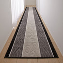 廊下敷きカーペット 80×240cm 滑り止め トルコ製 生地 ベージュ グレー レッド ゴージャス 柄 廊下用マット 絨毯 じゅうたん ロングカーペット ロール ラグ 【納期B】【lic-sas-176】